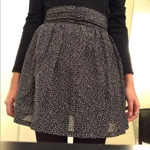 Polka dot circle skirt